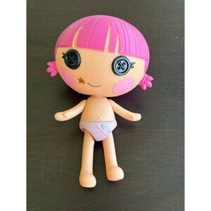 Lalaloopsy Littles Sprinkle Spice Cookie 7" Pink Hair Doll only No Dress/Shoes